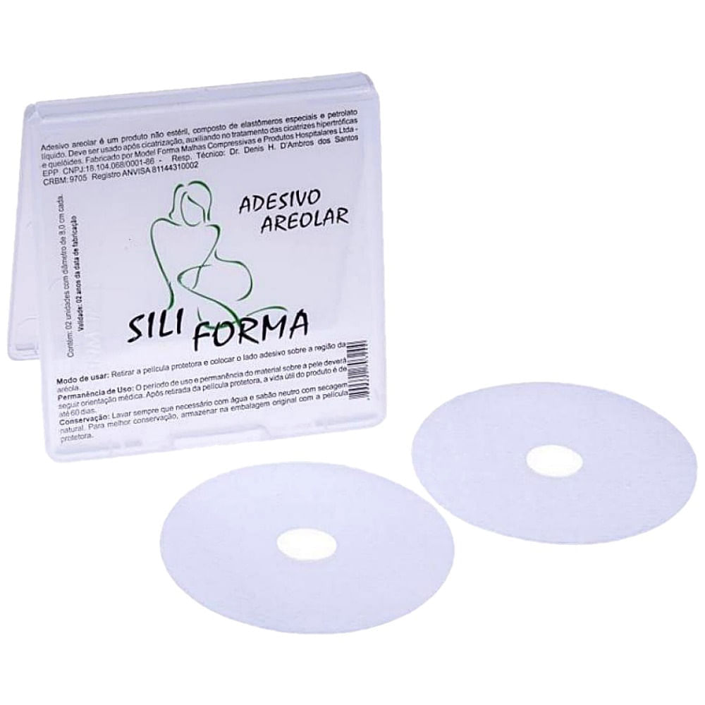 Adesivo Gel Areolar Siliforma - 2 Unidades