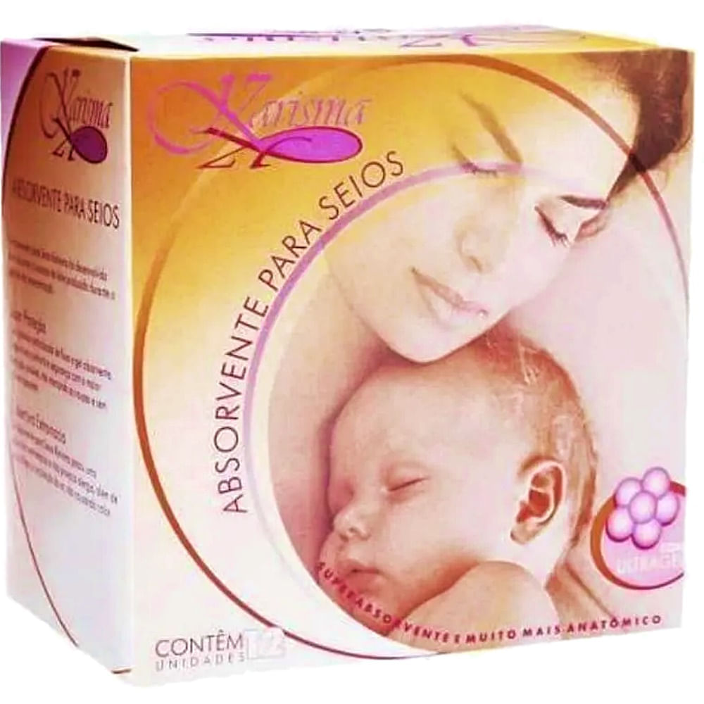 Absorvente Para Seios Karisma Com Ultragel - 12 Unidades