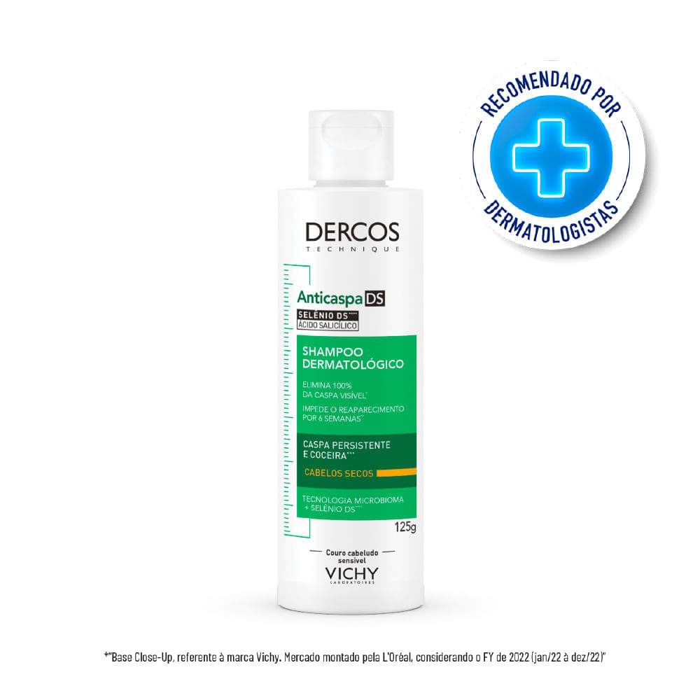 Shampoo Vichy Dercos Anticaspa Intensivo 125ml