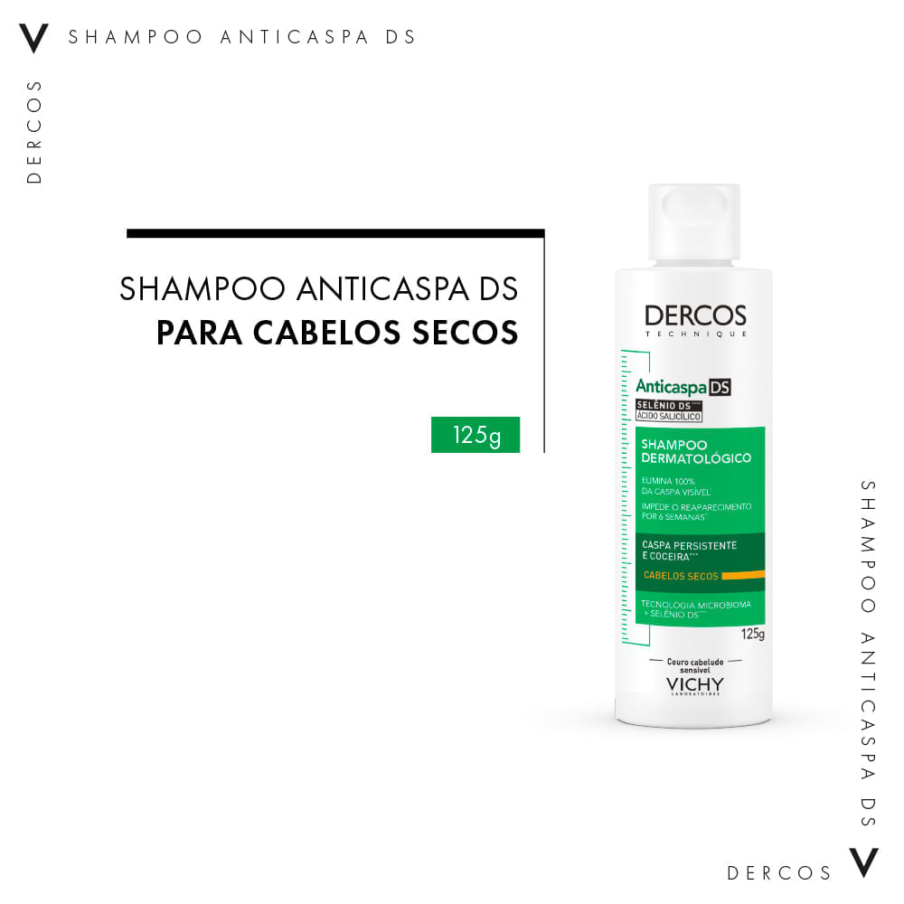 Shampoo Vichy Dercos Anticaspa Intensivo 125ml