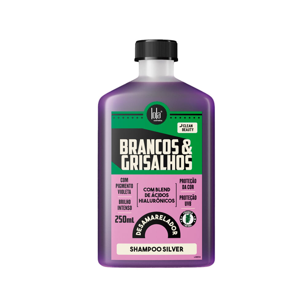 Shampoo Silver Lola Cosmetics Brancos E Grisalhos 250ml