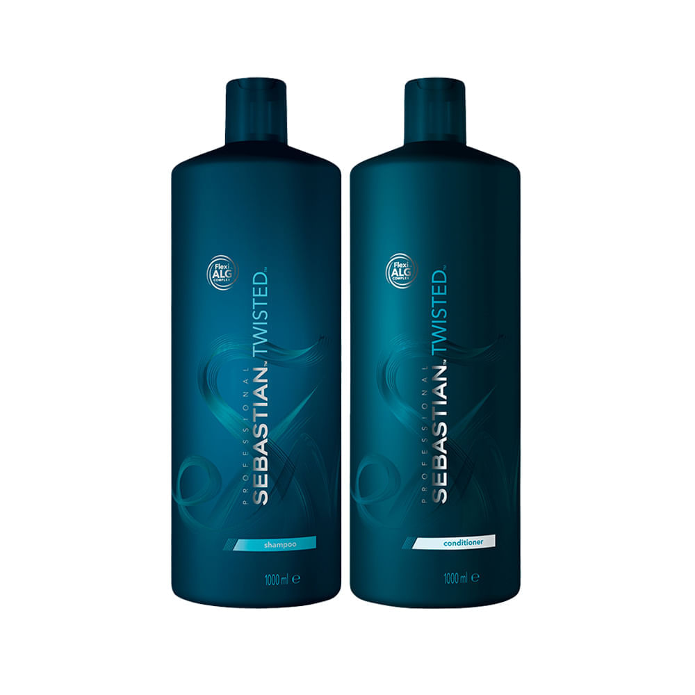 Kit Sebastian Professional Twisted Shampoo 1000ml + Condicionador 1000ml