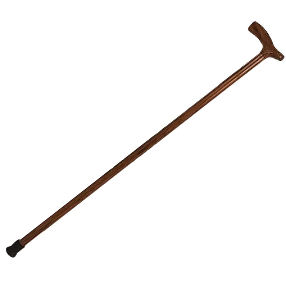 Bengala Ortopédica Madeira Escura Lisa Tradicional T03