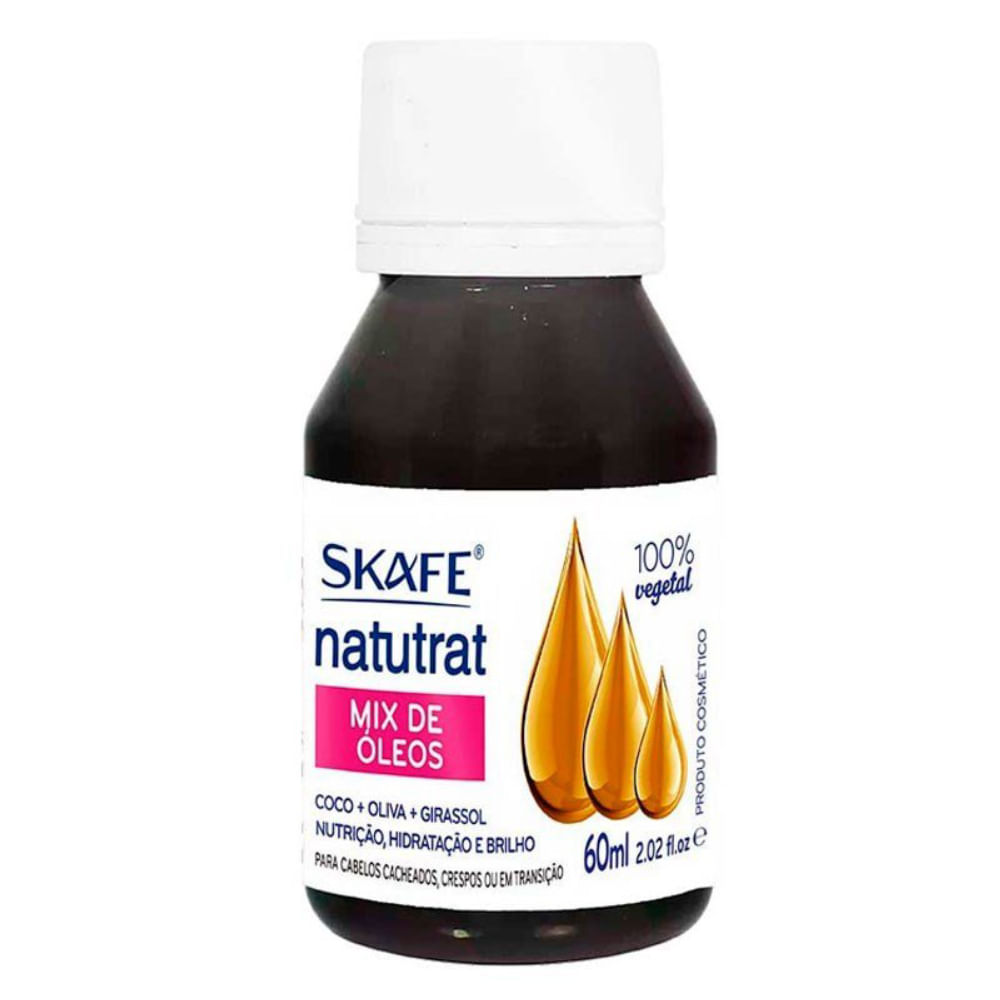 Óleo Capilar Skafe Natutrat Mix De Óleos 60ml