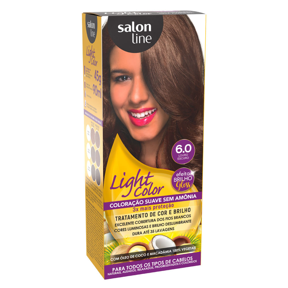 Tintura Light Color Louro Escuro 6.0