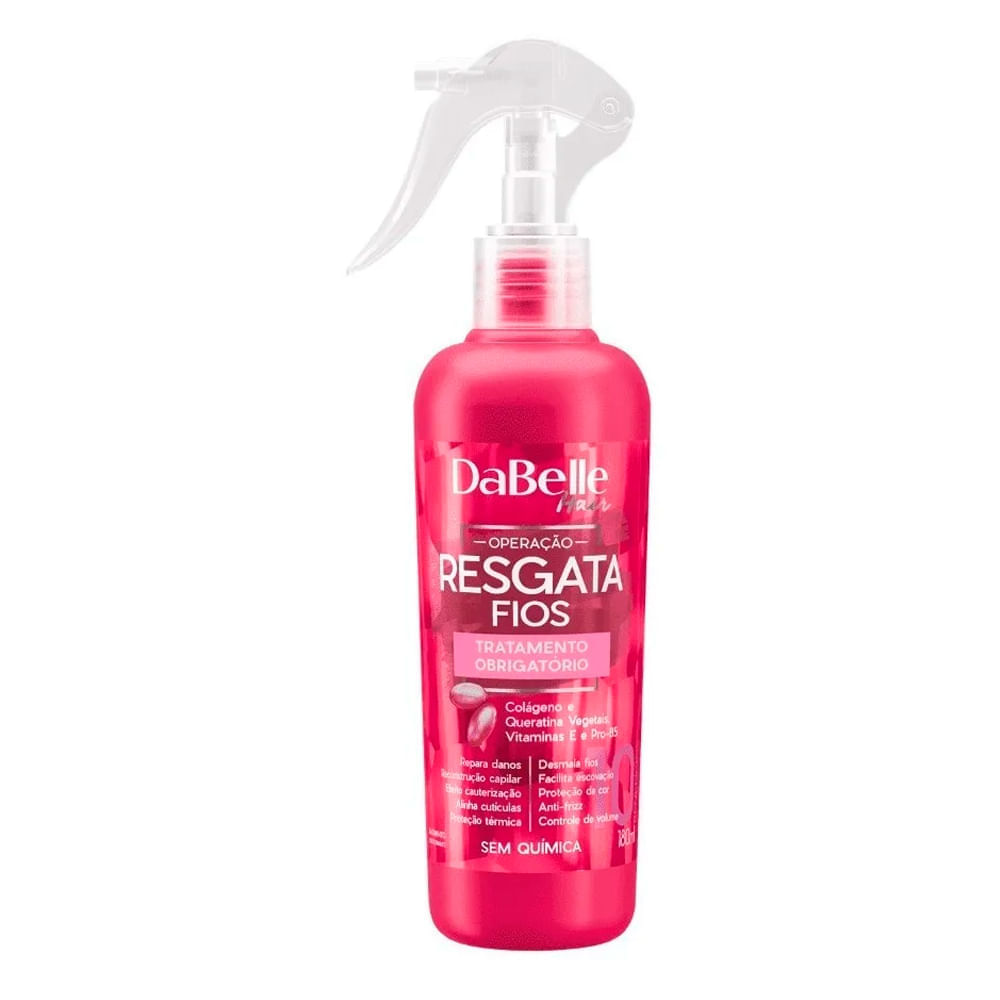Finalizador Dabelle Tratamento Obrigatório Resgata Fios 180ml