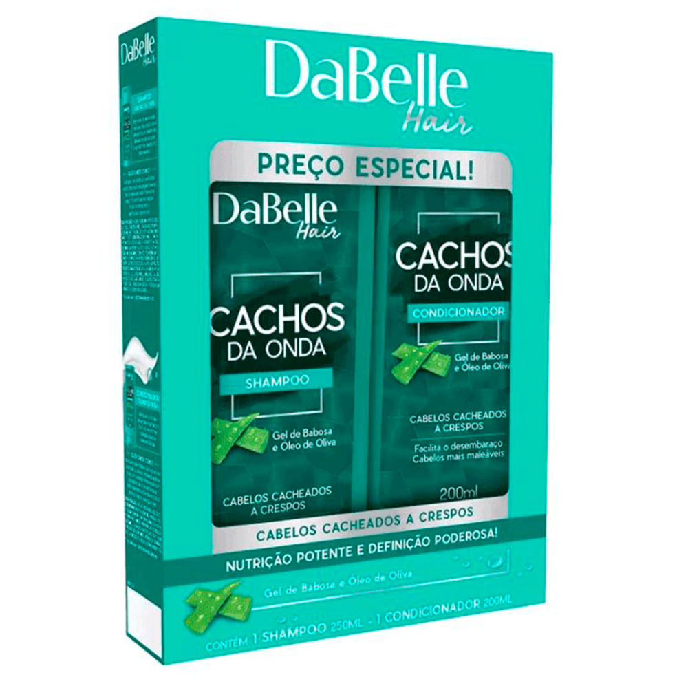 Kit Dabelle Shampoo + Condicionador Cachos Da Onda