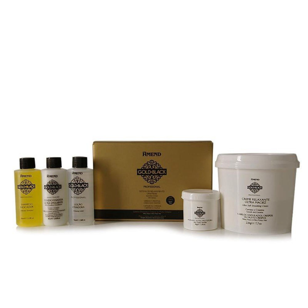 Kit Guanidina Amend Gold Black 1 Aplicação / 2 Retoques
