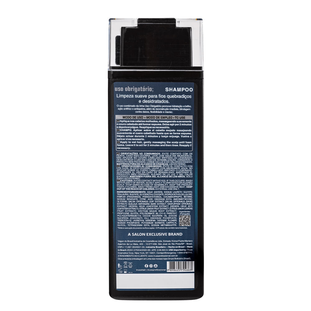 Shampoo Truss Professional Uso Obrigatório 300ml