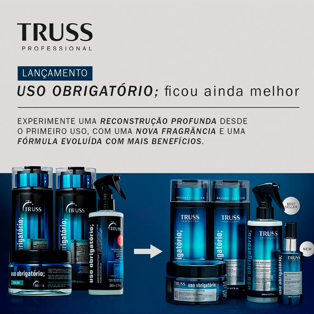 Shampoo Truss Professional Uso Obrigatório 300ml