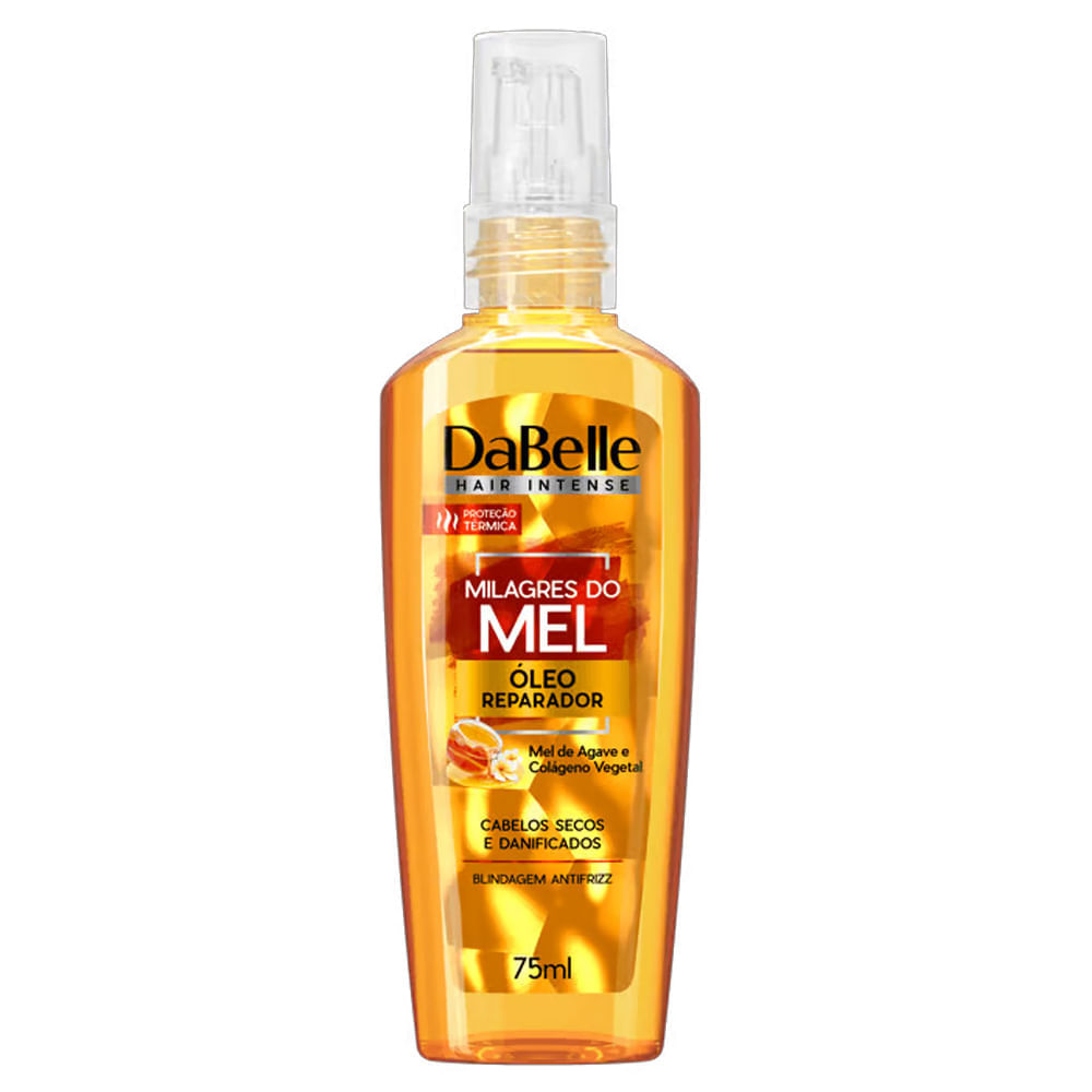 Óleo Capilar Reparador Dabelle Milagres do Mel Spray 75ml