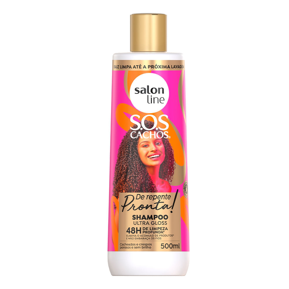 Shampoo Salon Line S.o.s Cachos De Repente Pronta Ultra Gloss 500ml