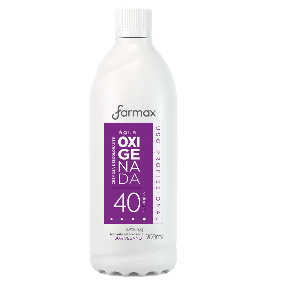 Água Oxigenada Farmax 40 Volumes 900ml