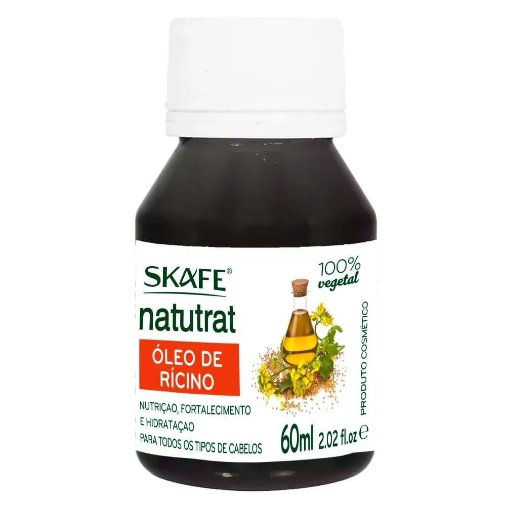 Óleo Capilar Skafe Natutrat Óleo De Rícino 60ml