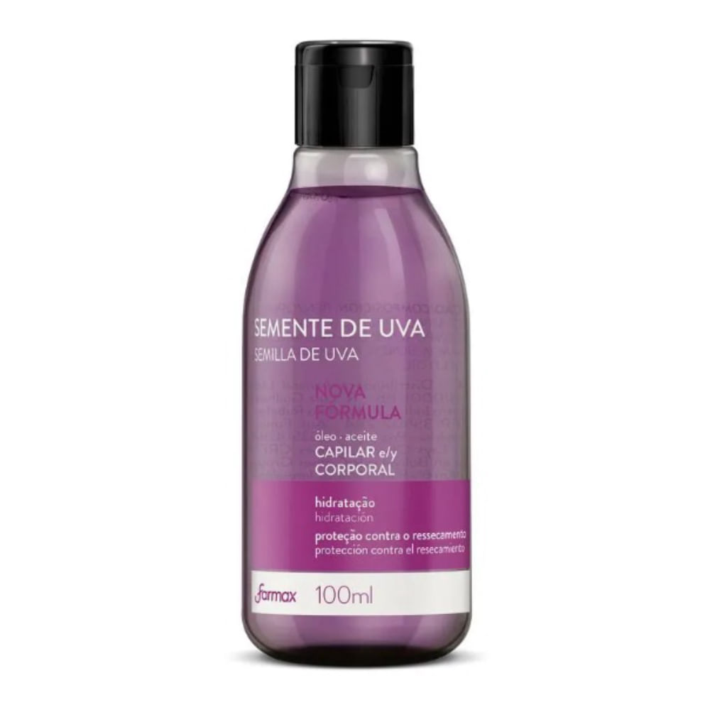 Óleo Capilar/corpo Farmax Uva 100ml