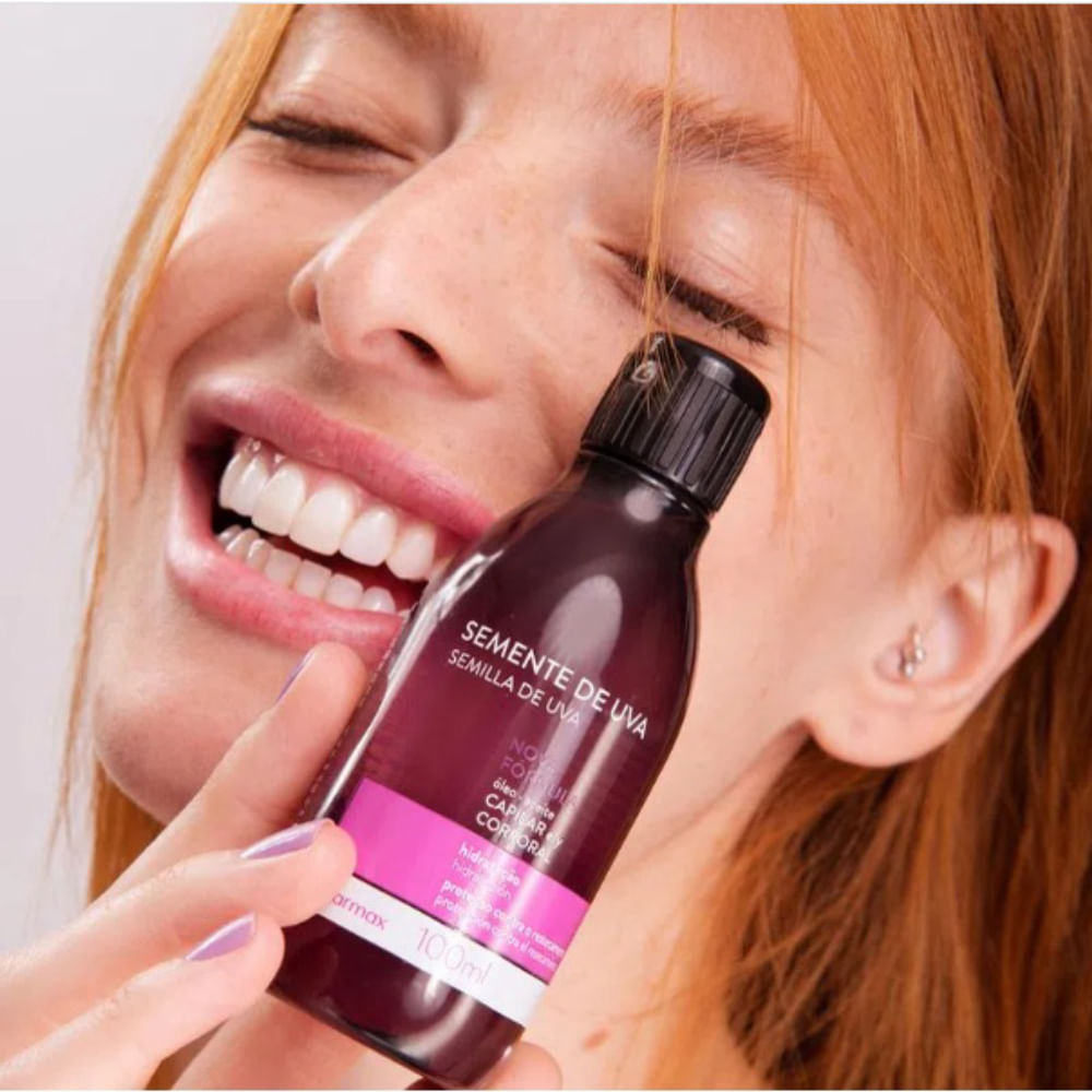 Óleo Capilar/Corpo Farmax Uva 100ml