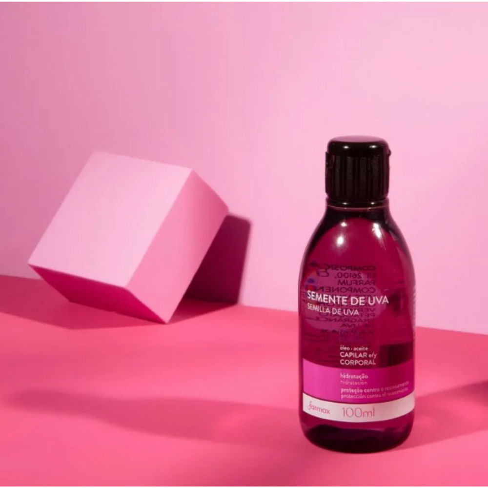 Óleo Capilar/Corpo Farmax Uva 100ml