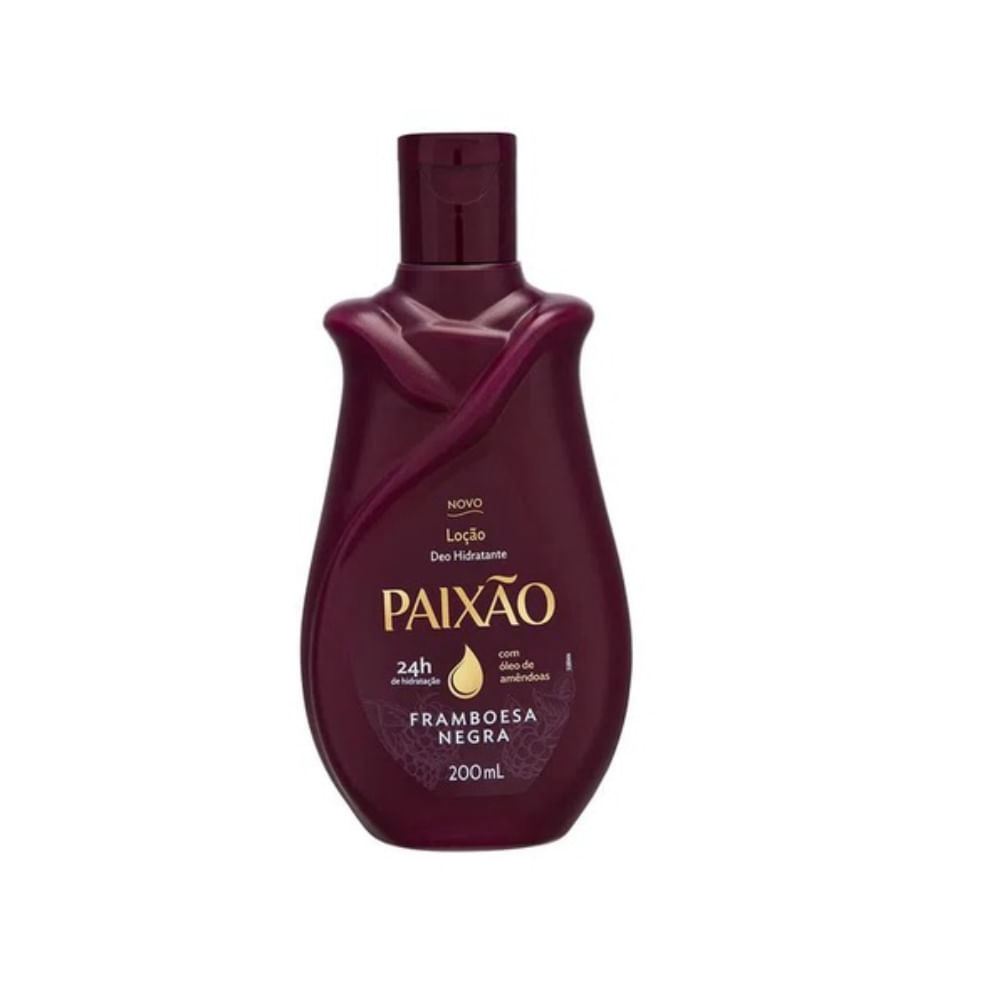 Hidratante Paixão Deo Loção Framboesa Negra 200ml