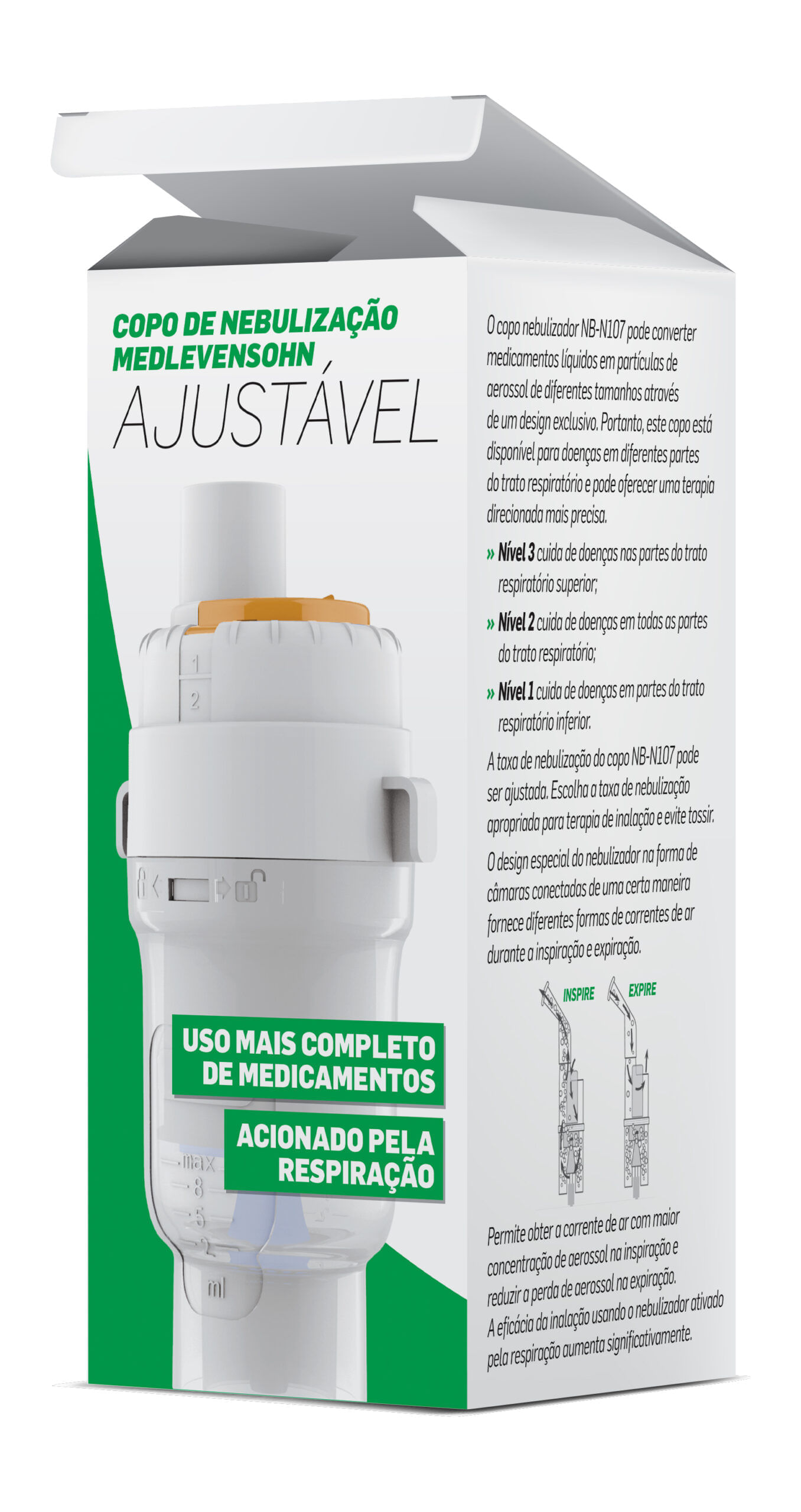 Copo De Nebulização Ajustável Medlevensohn