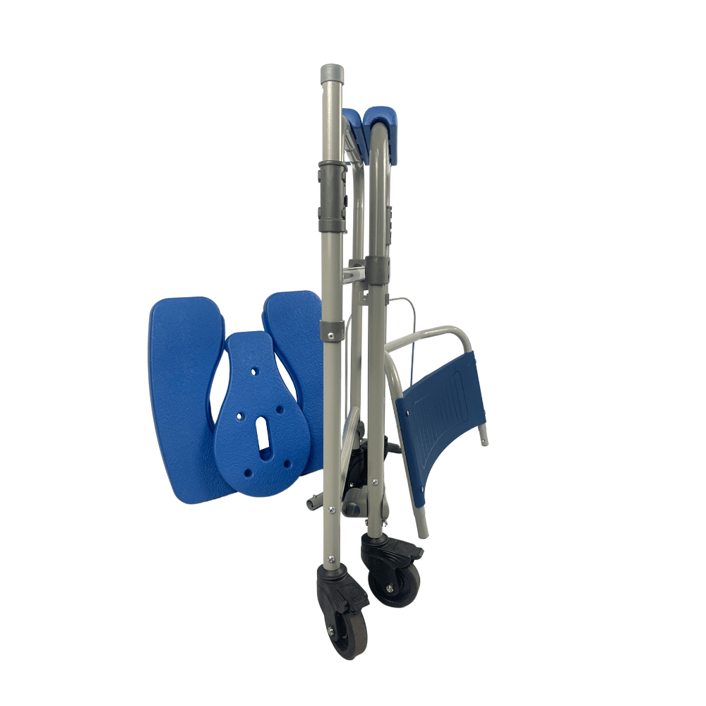 Cadeira de Banho Dobrável em Aço para 150 kg modelo D45 - Dellamed