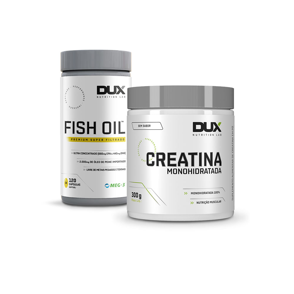 FISH OIL + CREATINA MONOHIDRATADA 300G