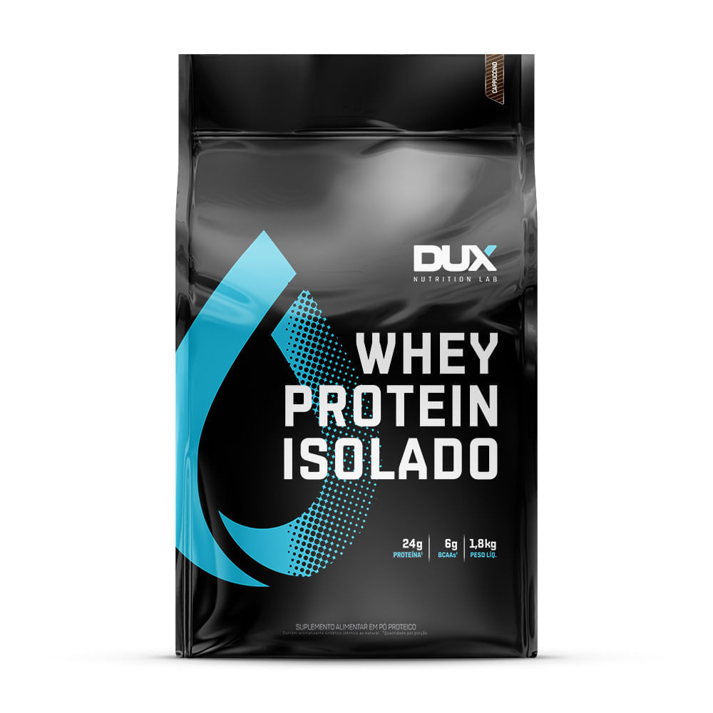 WHEY PROTEIN ISOLADO DUX NUTRITION Sabor Cappuccino 1800g Cappuccino