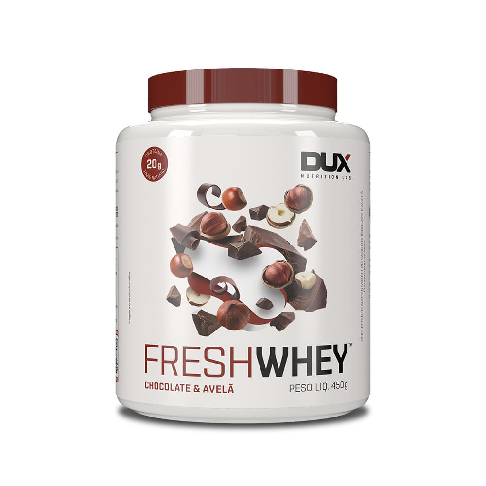 FRESHWHEY™ CHOCOLATE E AVELÃ - POTE 450G