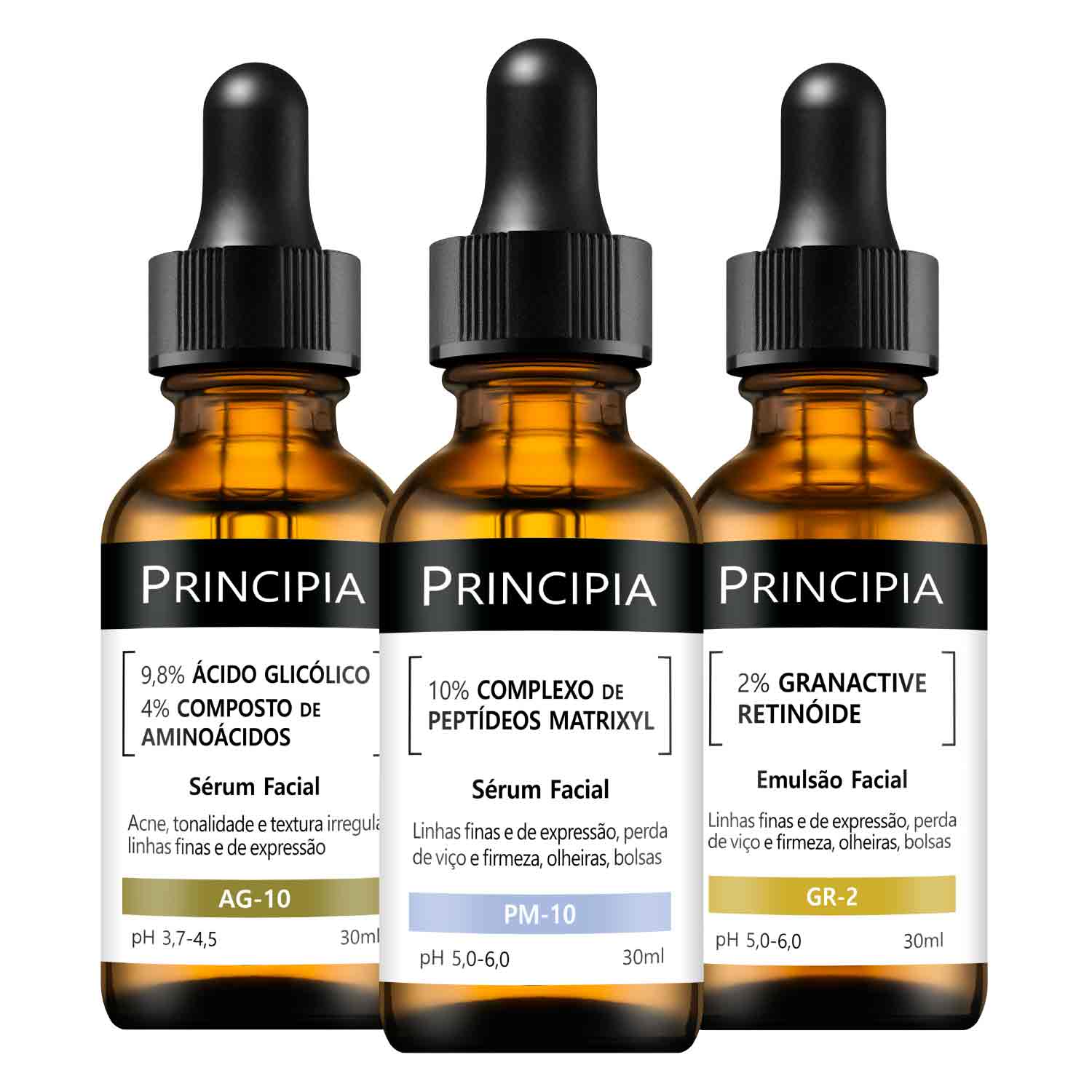 KIT GLICÓLICO + PEPTÍDEOS + RETINÓIDE
