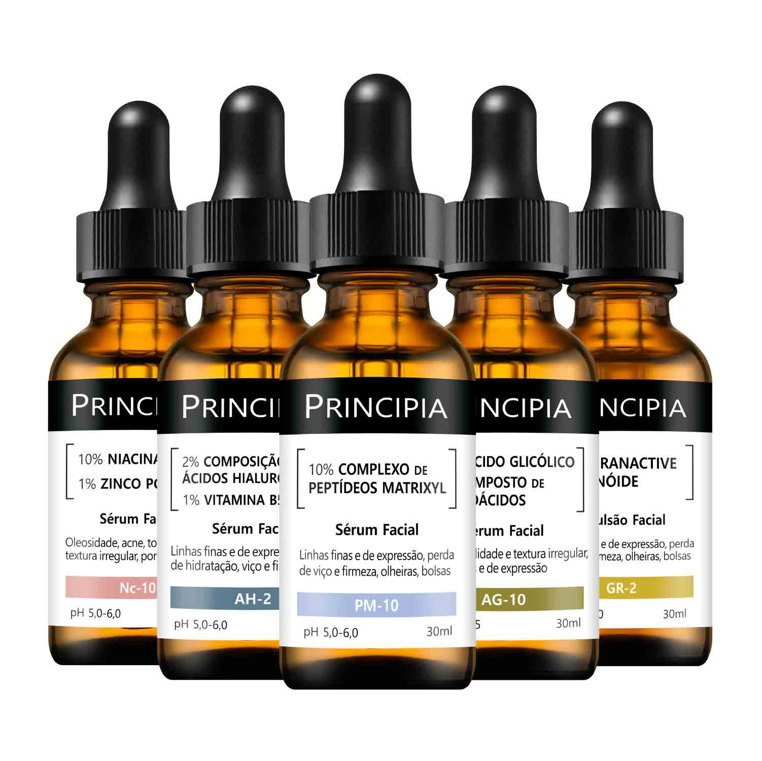KIT NIACINAMIDA + GLICÓLICO + HIALURÔNICOS + PEPTÍDEOS + RETINÓIDE