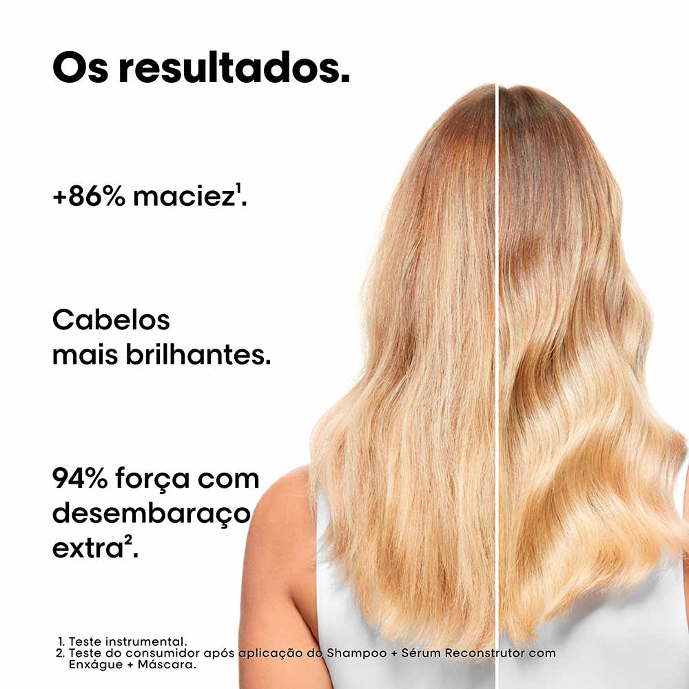 L'Oréal Professionnel Absolut Repair Molecular Kit de Tratamento Capilar: Shampoo + Sérum + Máscara Para Cabelos Danificados a muito Danificados Kit