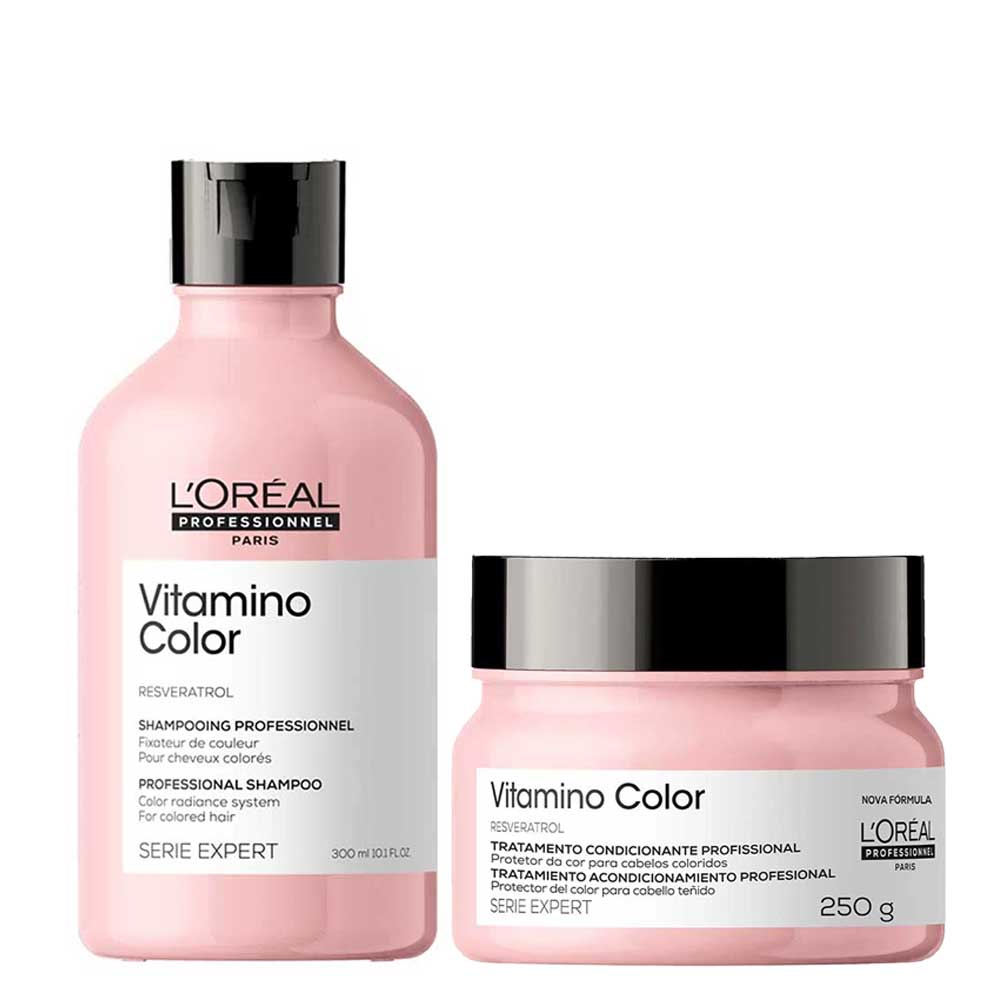 L’Oréal Professionnel Resveratrol Vitamino Color Kit - Shampoo + Máscara Kit
