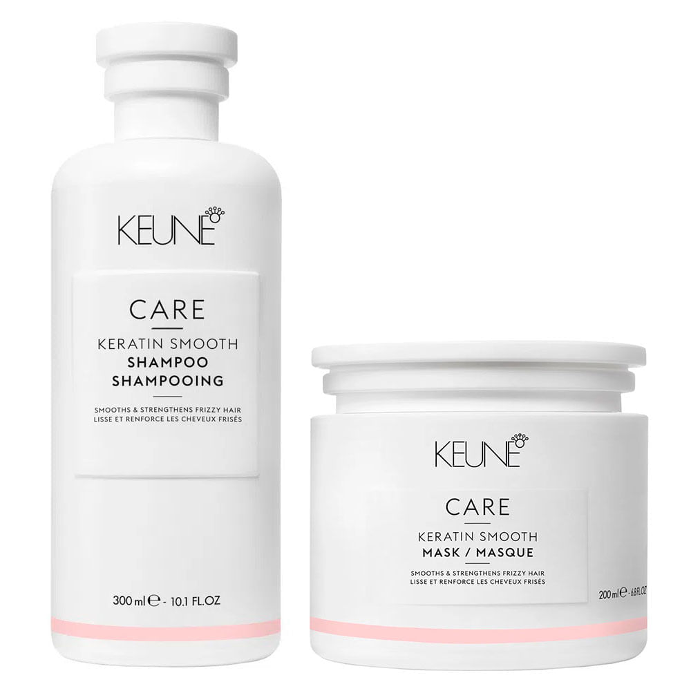 Keune Care Keratin Smooth Kit - Shampoo + Máscara Kit