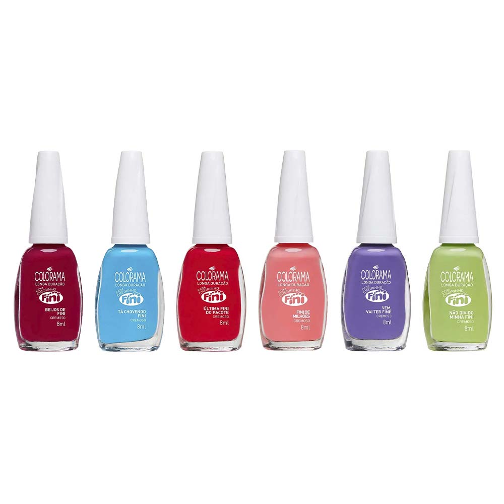 Colorama Coleção Fini Kit Com 6 Esmaltes Kit