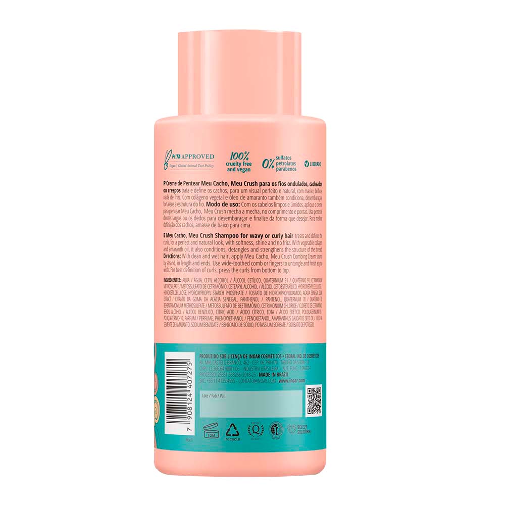 Inoar Meu Cacho Meu Crush Creme de Pentear 500ml