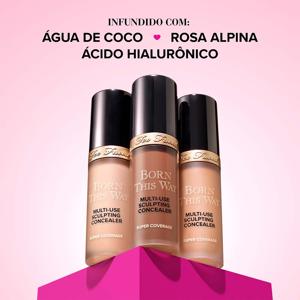 Corretivo Líquido Too Faced Born This Way Super Coverage 13,5ml Honey