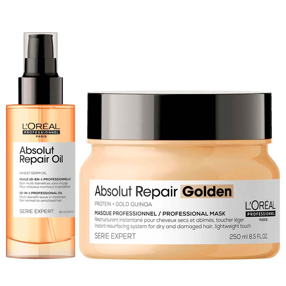 L'Oréal Professionnel Absolut Repair Kit Máscara Light + Óleo Kit