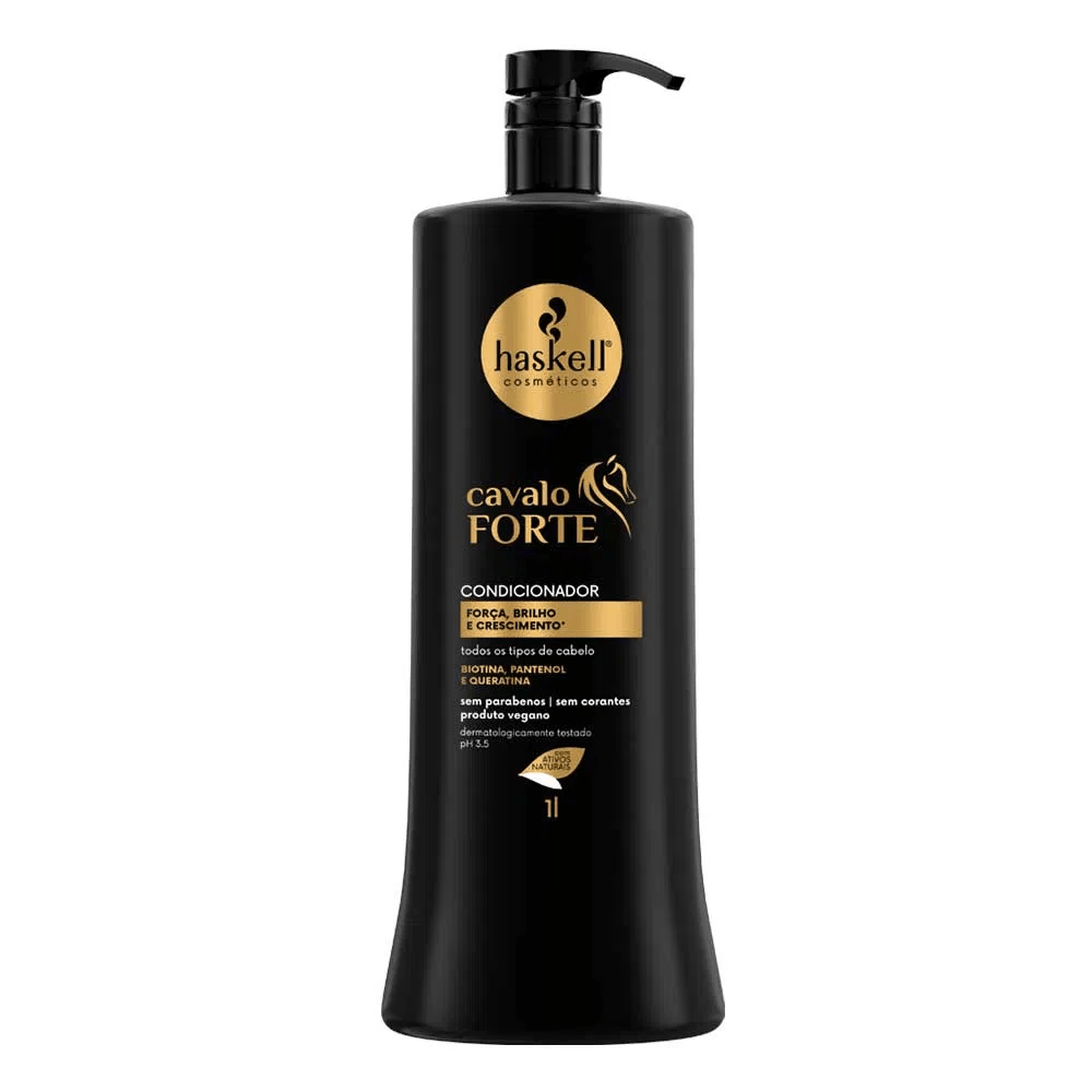 Haskell Cavalo Forte Kit - Shampoo + Condicionador + Máscara Kit
