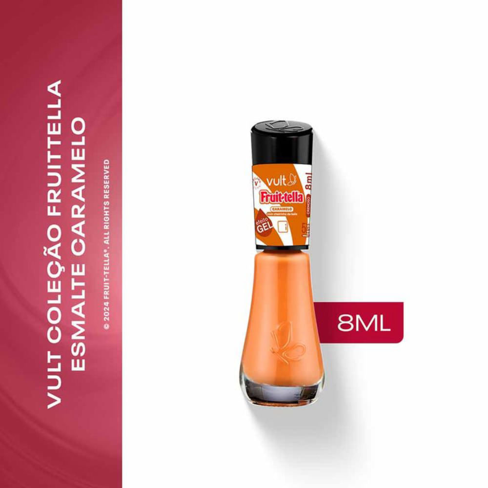 Esmalte Cremoso Vult Fruittella 5Free Caramelo