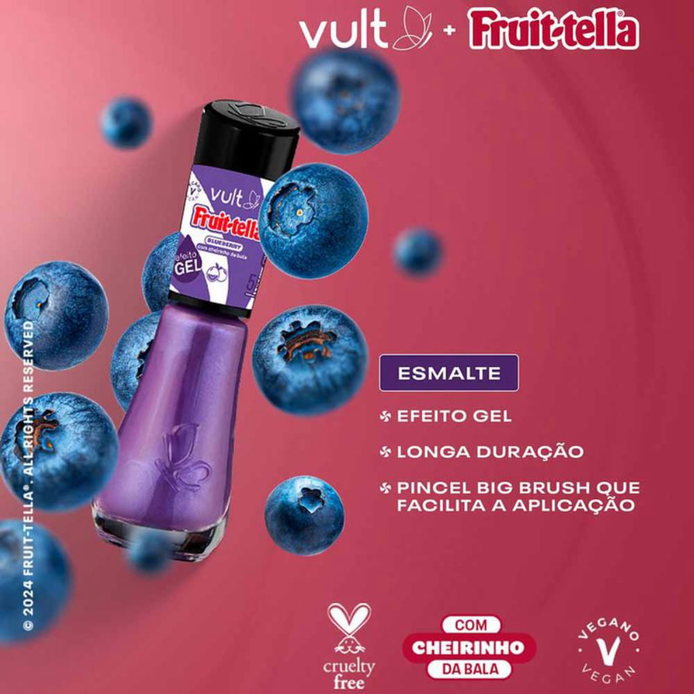 Esmalte Cremoso Vult Fruittella 5Free Caramelo