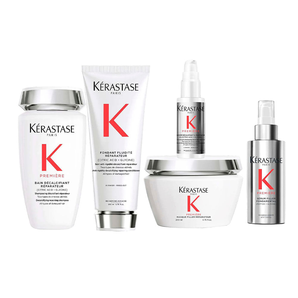 Kérastase Première Kit – Shampoo + Condicionador + Máscara + Tratamento + Sérum Kit