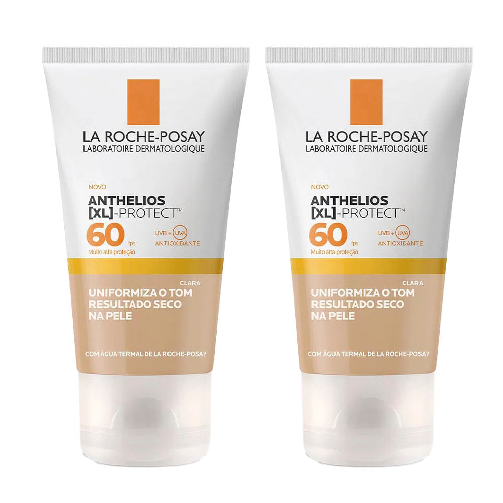 La Roche-posay Protetor Solar Facial Com Cor Xl Protect Fps 60 Kit Com 2 Unidades Kit