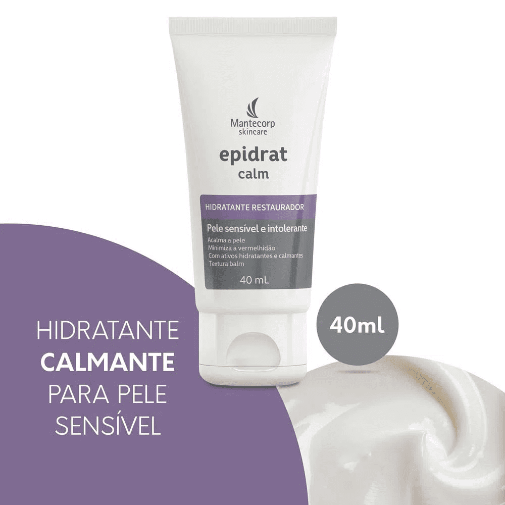 Kit Epidrat Calm Mantecorp 2x Hidratante Facial 40g Kit