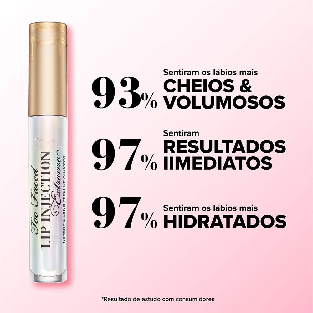 Gloss Hidratante Volumizador Too Faced Plumper Labial Lip Injection Extreme Bubblegum