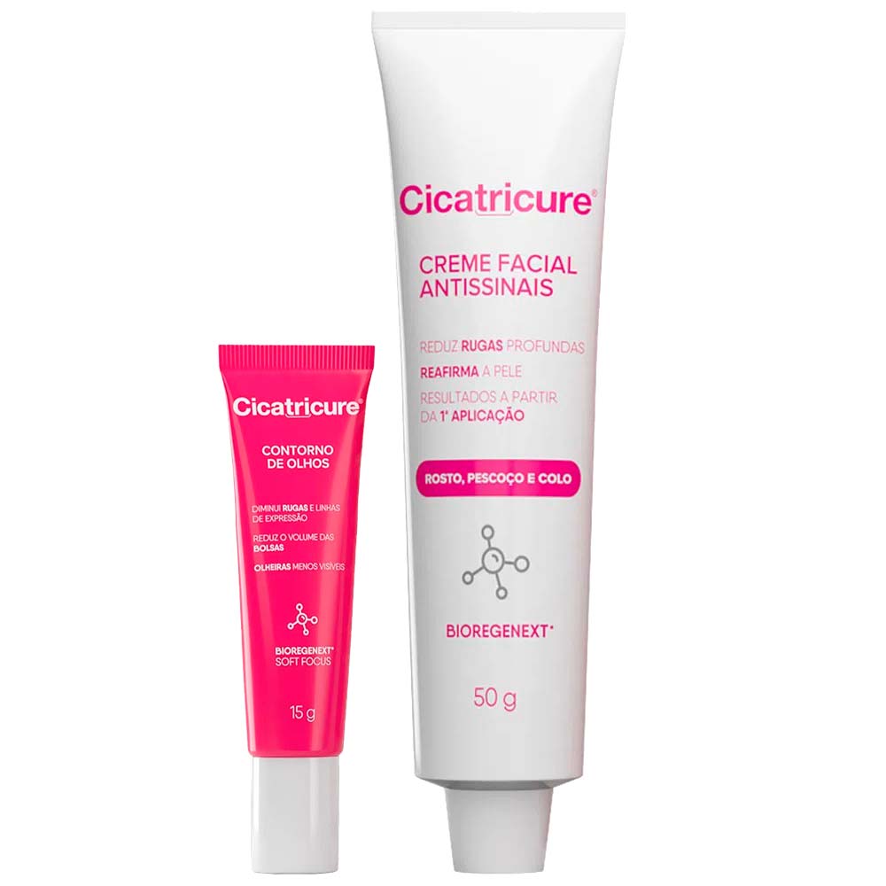 Cicatricure Kit – Creme Antirrugas + Rejuvenescedor para Olhos Kit