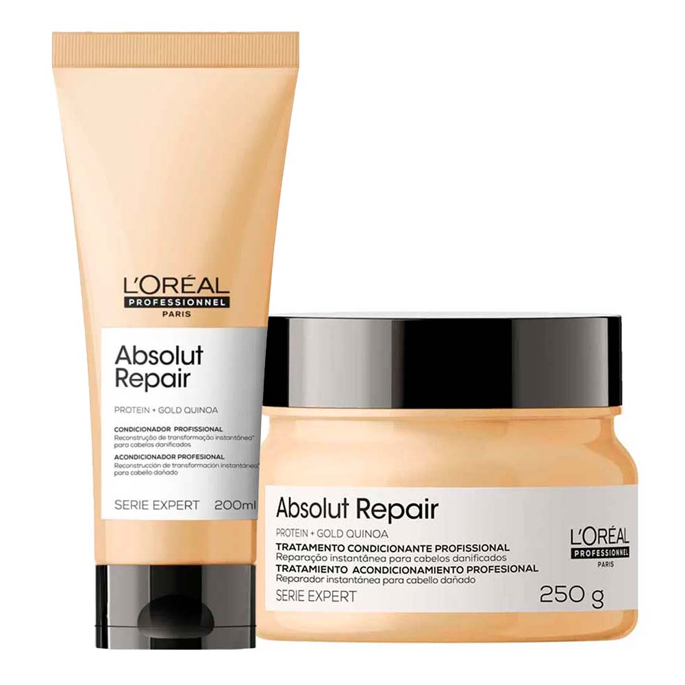L'oréal Professionnel Absolut Repair Gold Quinoa Kit Condicionador + Máscara Kit