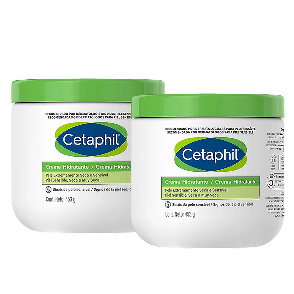 Cetaphil Kit Com Dois Cremes Hidratantes Pele Extremamente Seca E Sensível Kit