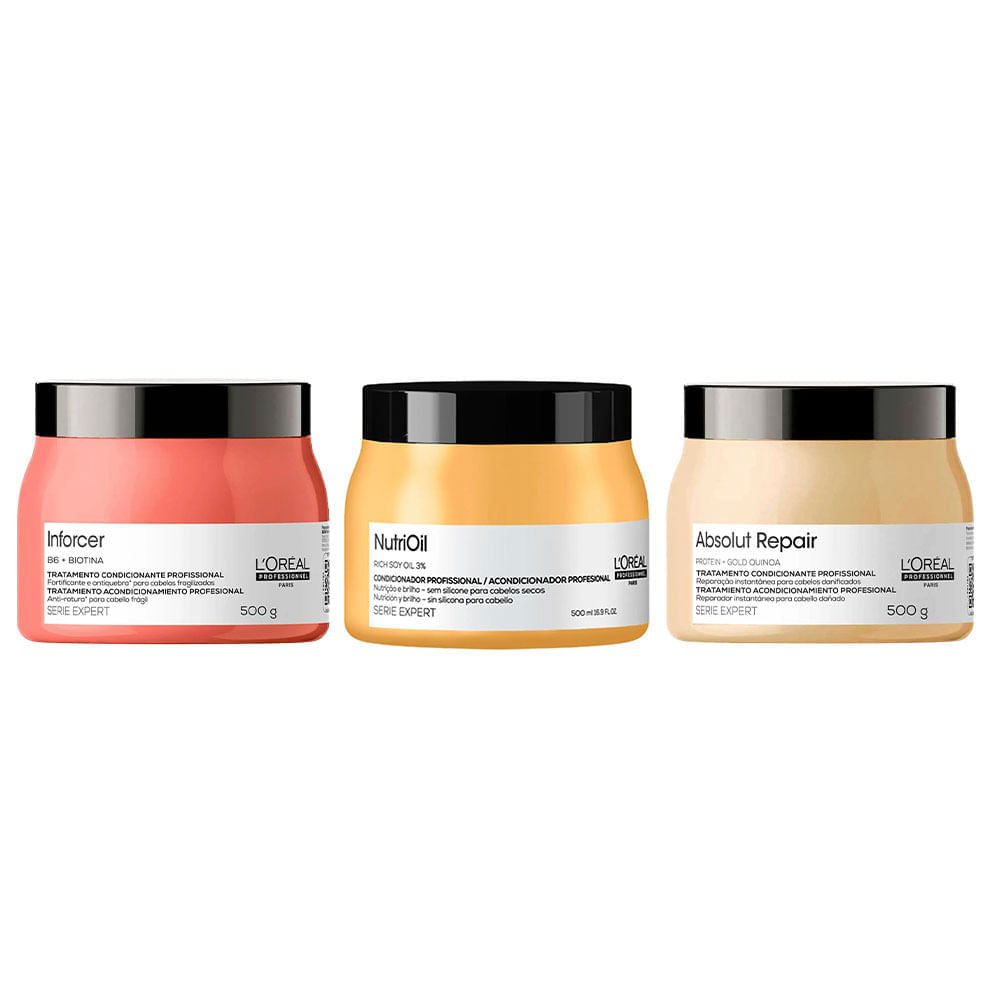 L'Oréal Professionnel Kit – Com Três Máscaras Kit