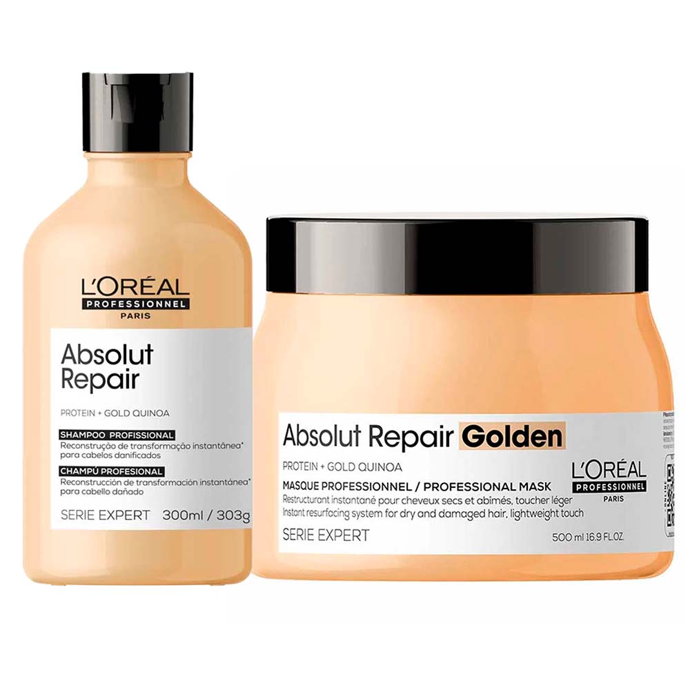 L'oréal Professionnel Absolut Repair Kit Shampoo + Máscara Light Kit