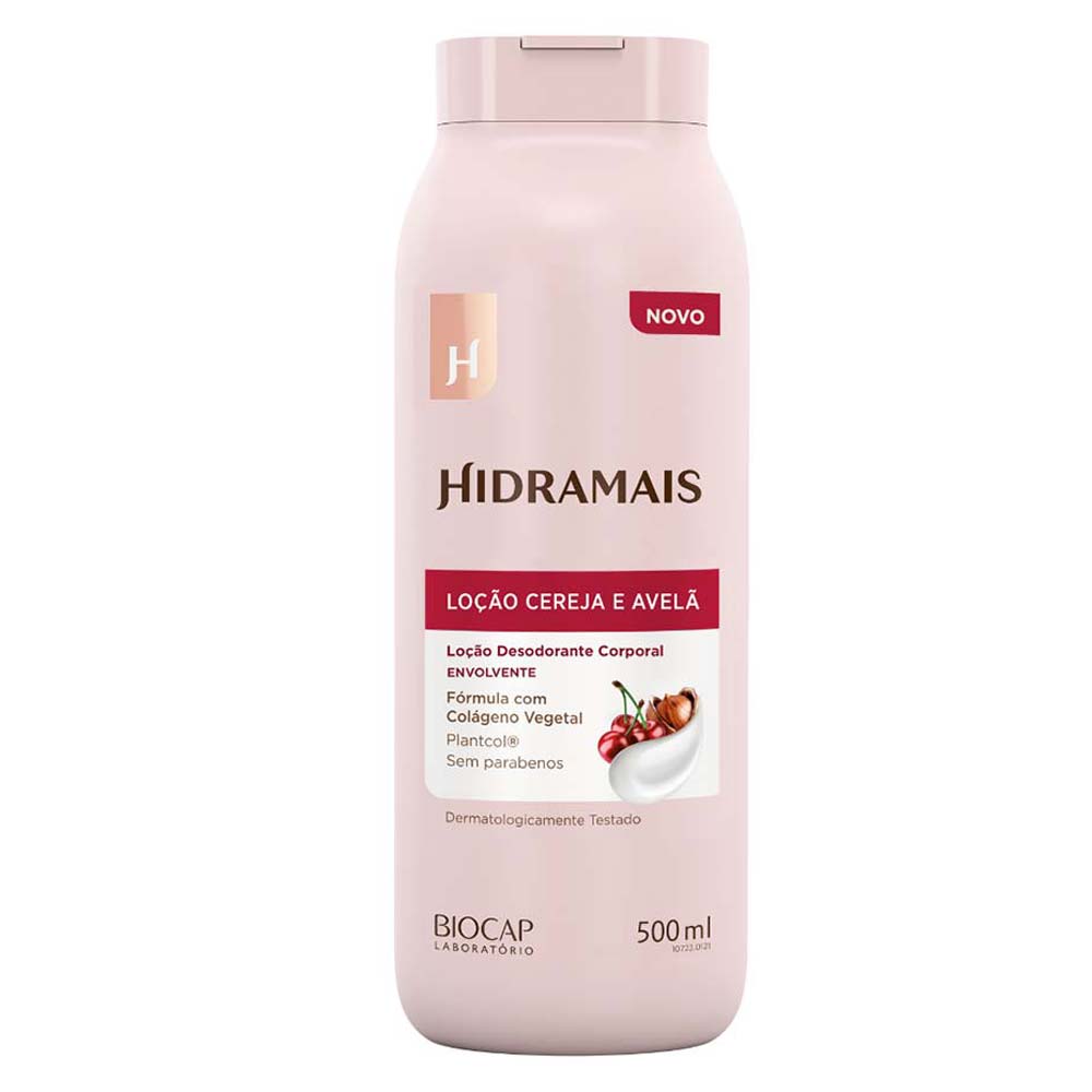 Loção Desodorante Corporal Hidramais Cereja E Avelã 500ml