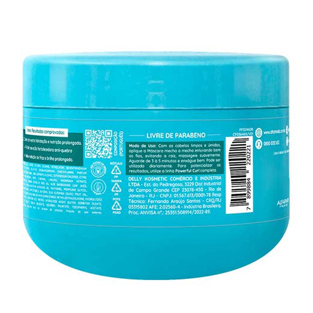 Alta Moda Powerful Curl Máscara 300g